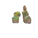 Francheska, Platform Wedge Heels With Embellishments