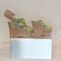 Francheska, Platform Wedge Heels With Embellishments