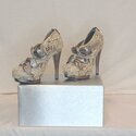 Francheska, Snake Print Booties