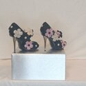 Francheska, Open Toed Flower Heels