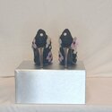 Francheska, Open Toed Flower Heels