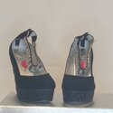 Francheska, Wedge Sparkle Heels