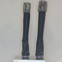 Francheska, Knee High Snake Trim Boots