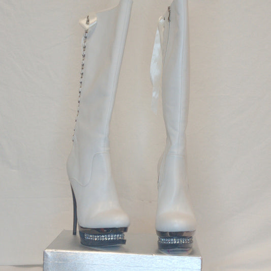 Francheska, Knee High Platform Boots