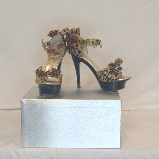Francheska, Animal Print Platform Heels