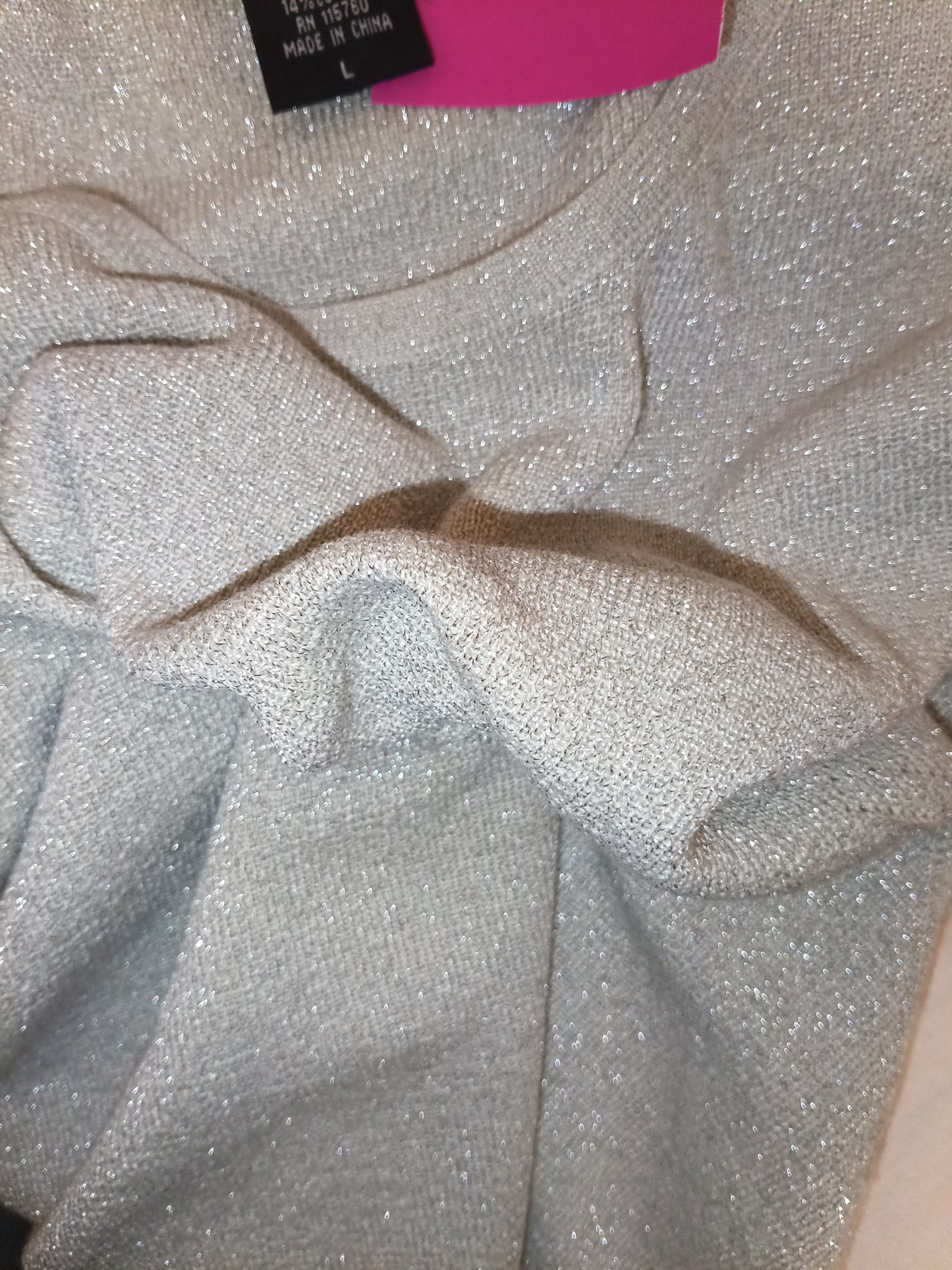 D.F.A New York Silk and Metallic Blouse