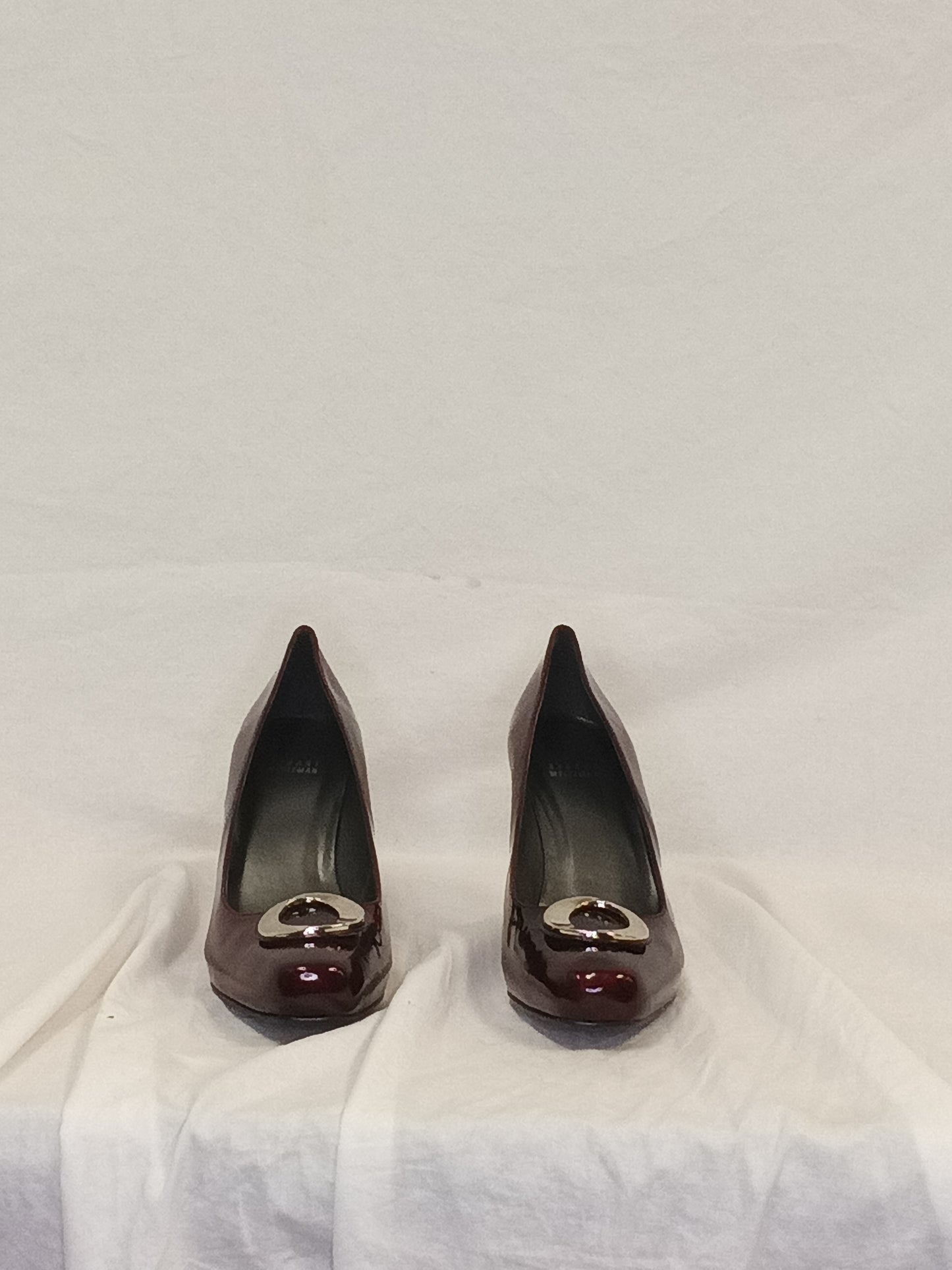 Stuart Weitzman Endorbit Cherry Cosmos Patent Heels