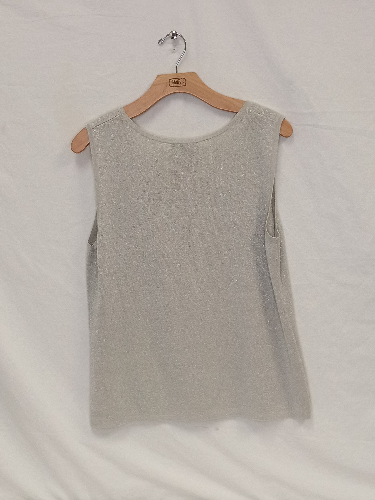 D.F.A New York Silk and Metallic Blouse