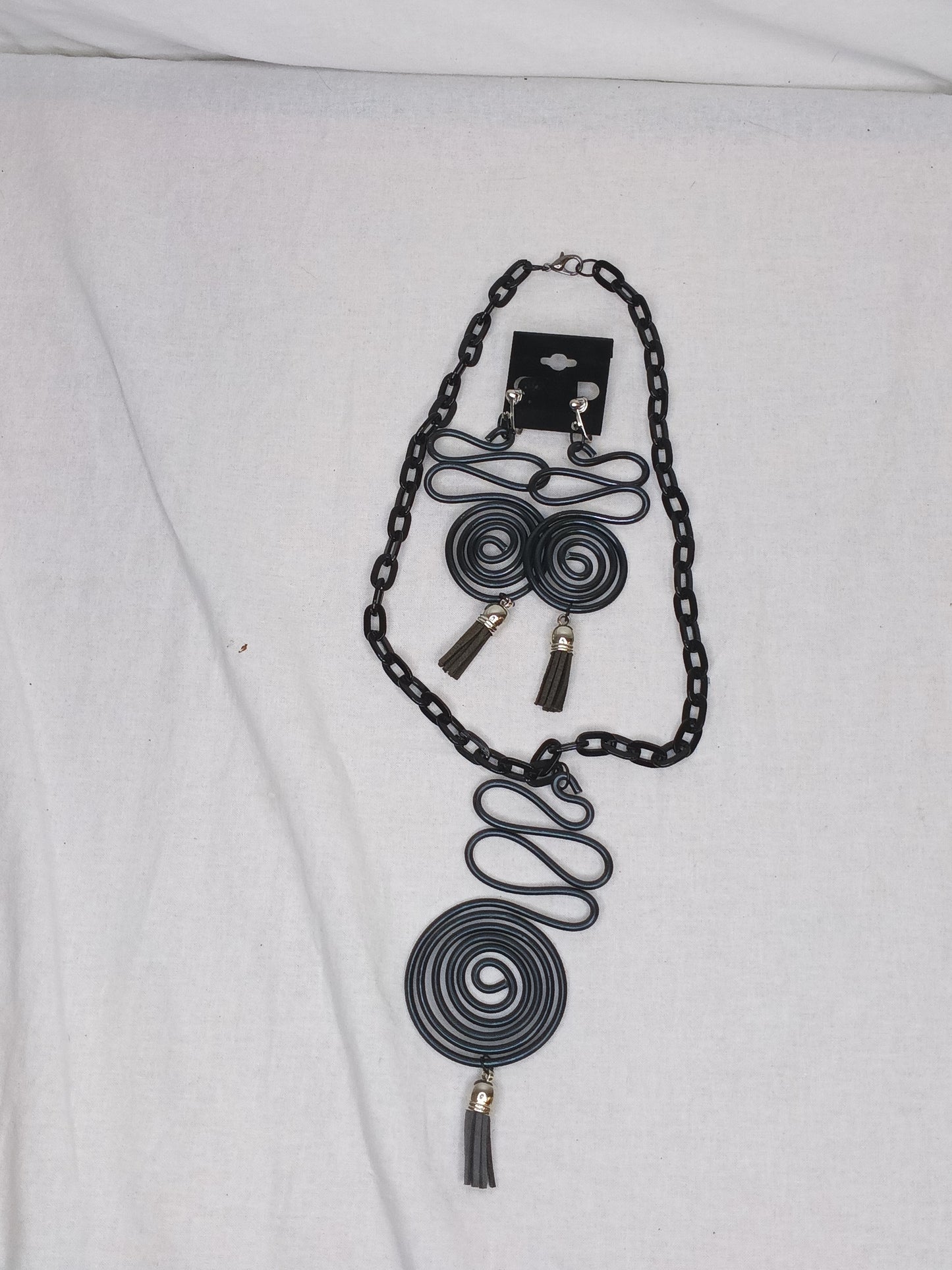 Modernist Earrings & Necklace Set