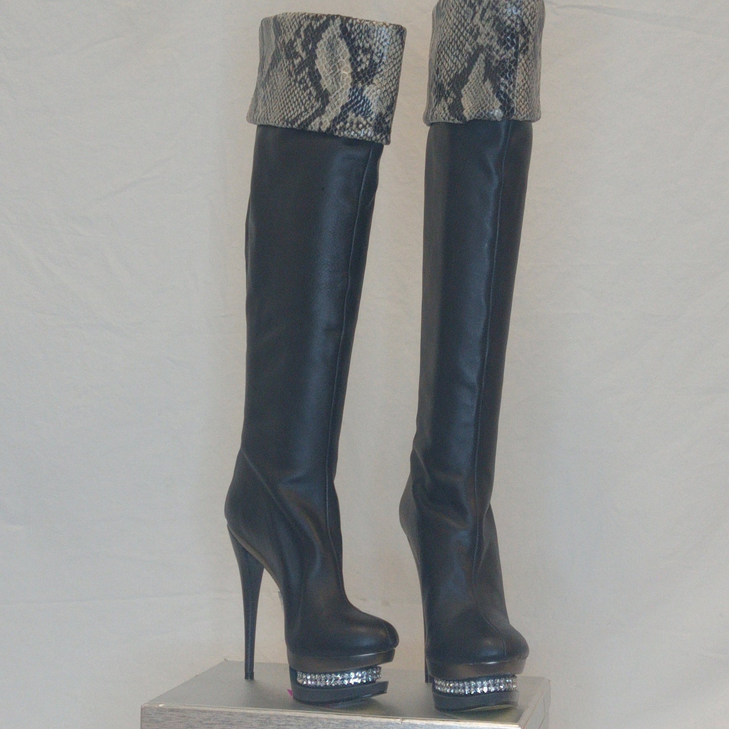 Platform Heel Boots