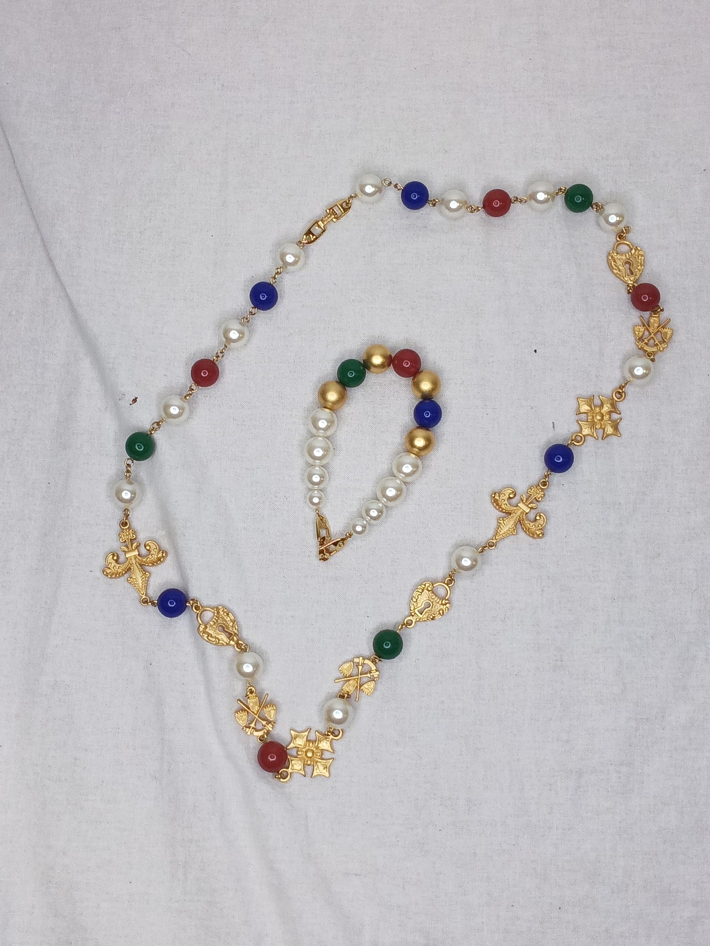 Vintage Napier Scarborough Collection Necklace & Bracelet