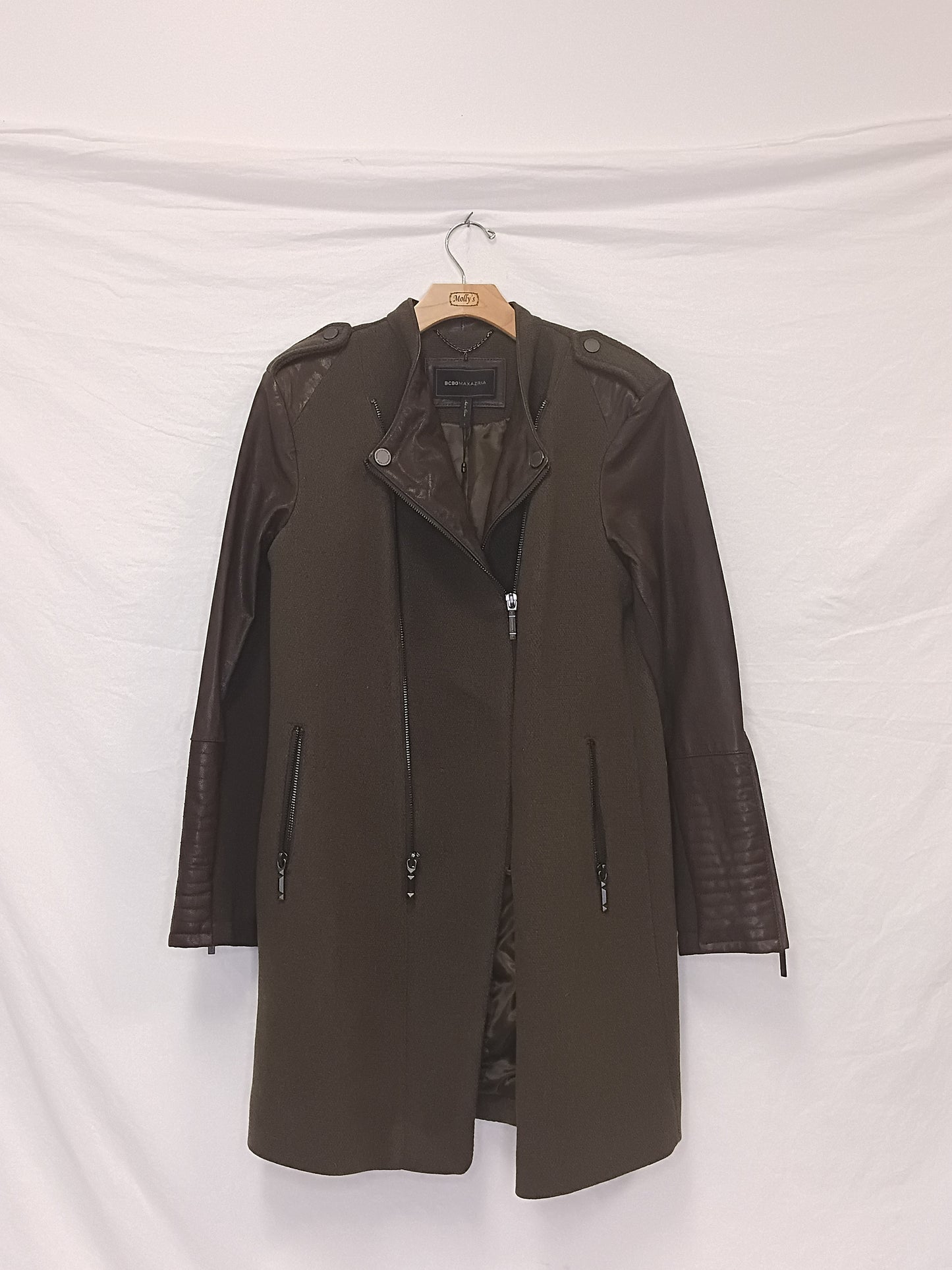 NWT BCBG Multi Zip Jacket