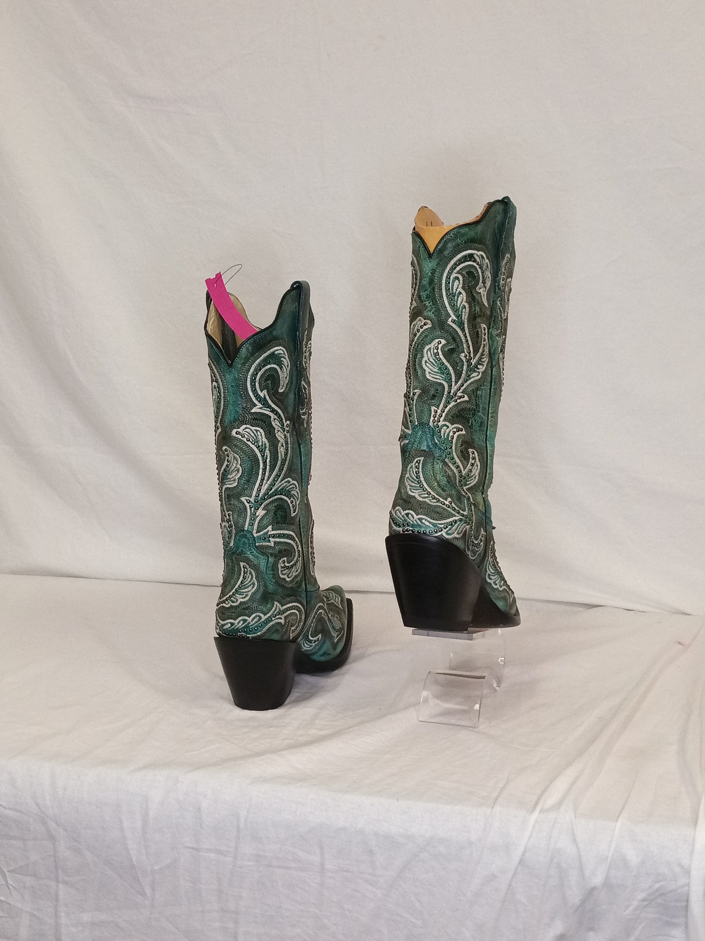 Corral Shaded Embroidery & Studs Cowgirl Boots