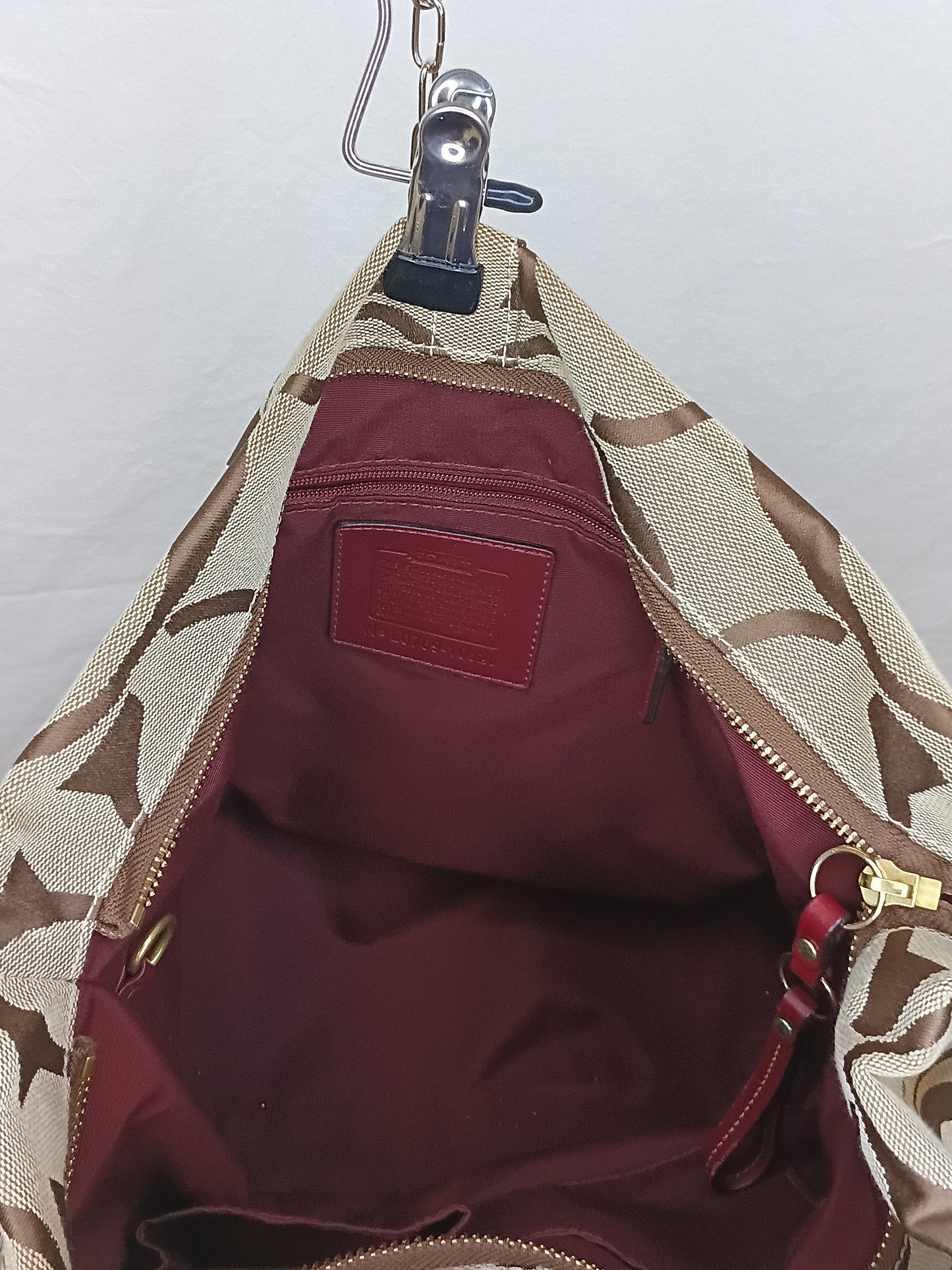 Vintage Coach Carly Hobo