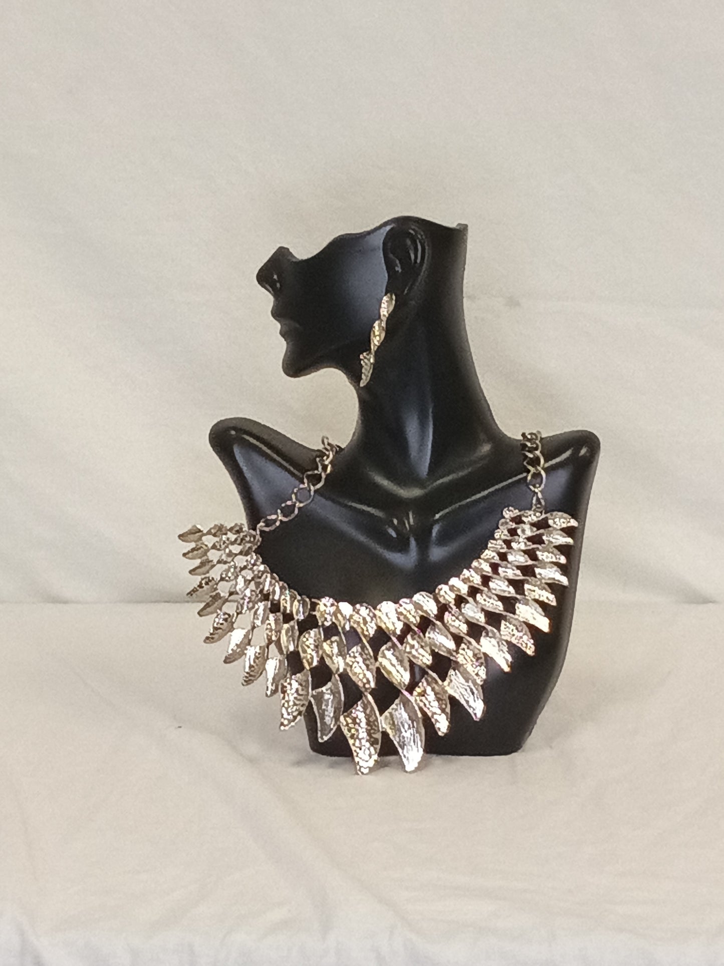 Statement Earrings & Necklace