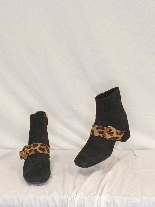 Prada Fur Accent Booties