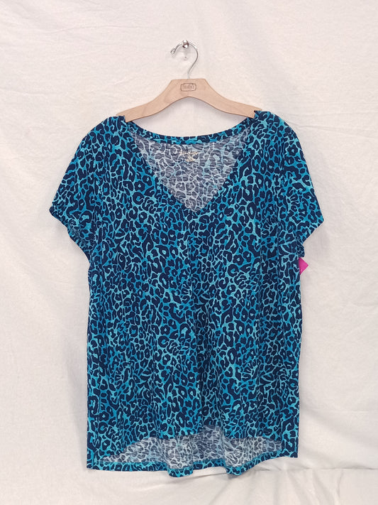 Lilly Pulitzer Cheetah Print Blouse