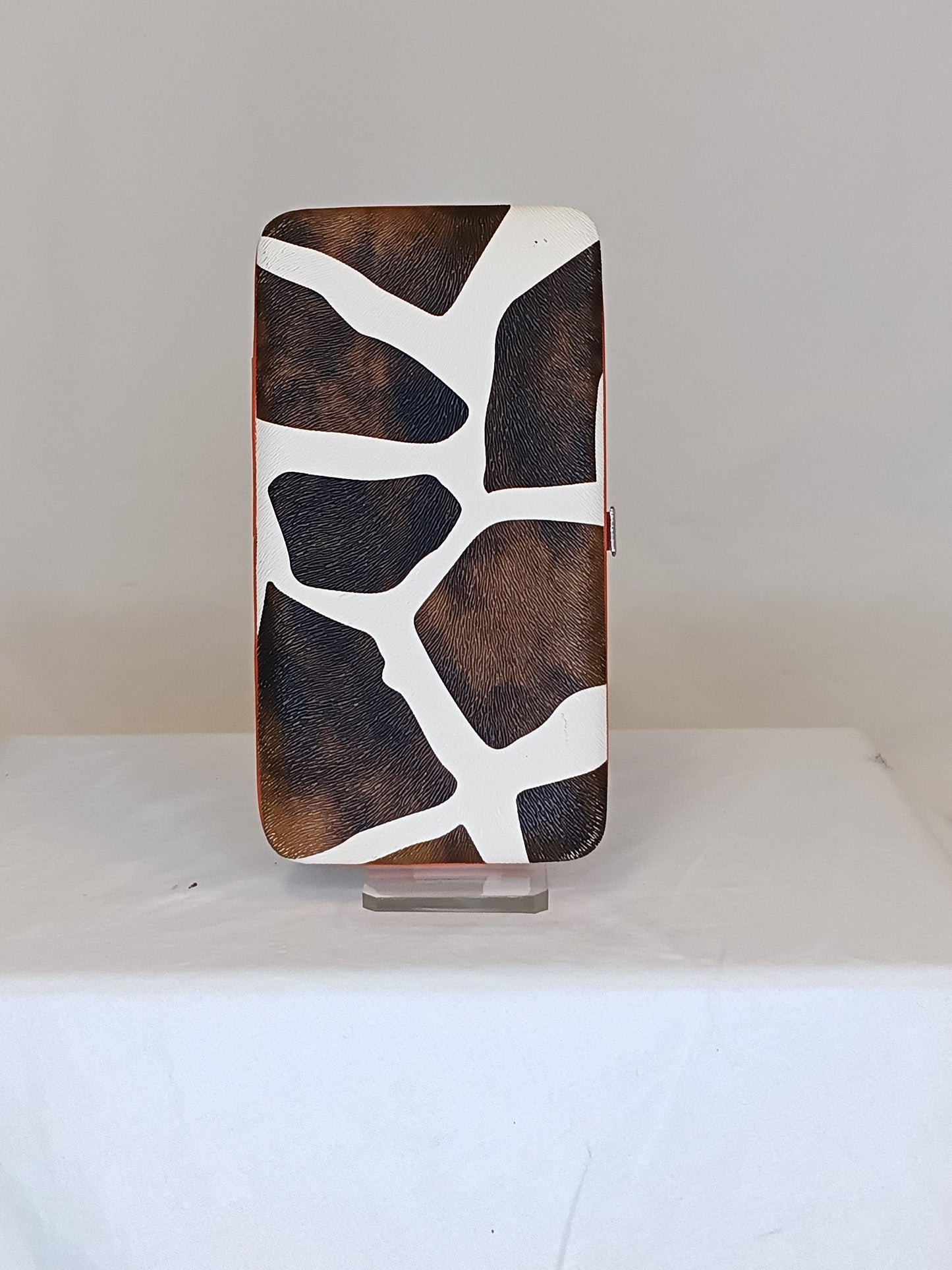 Cow Print Hard Wallet