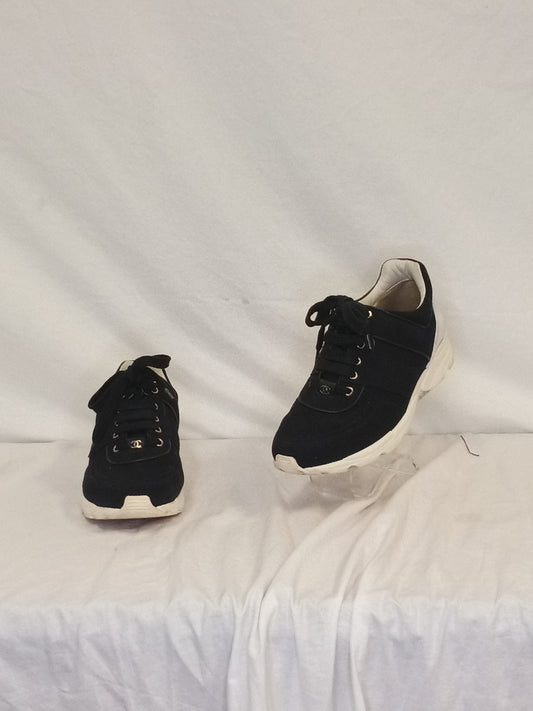 Chanel Swaco Logo Sneakers