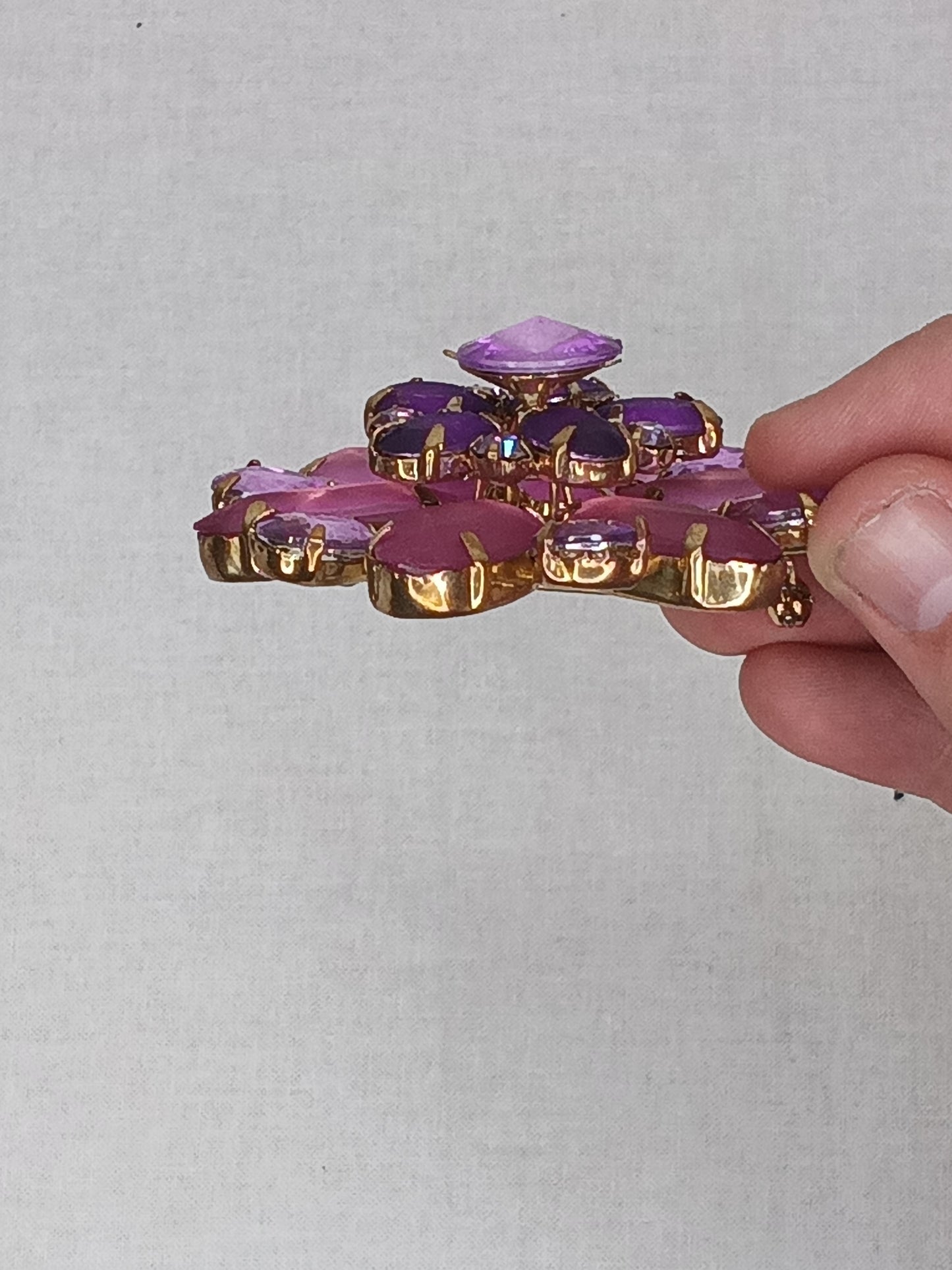 Unsigned Juliana Style Cocktail Pin Flower