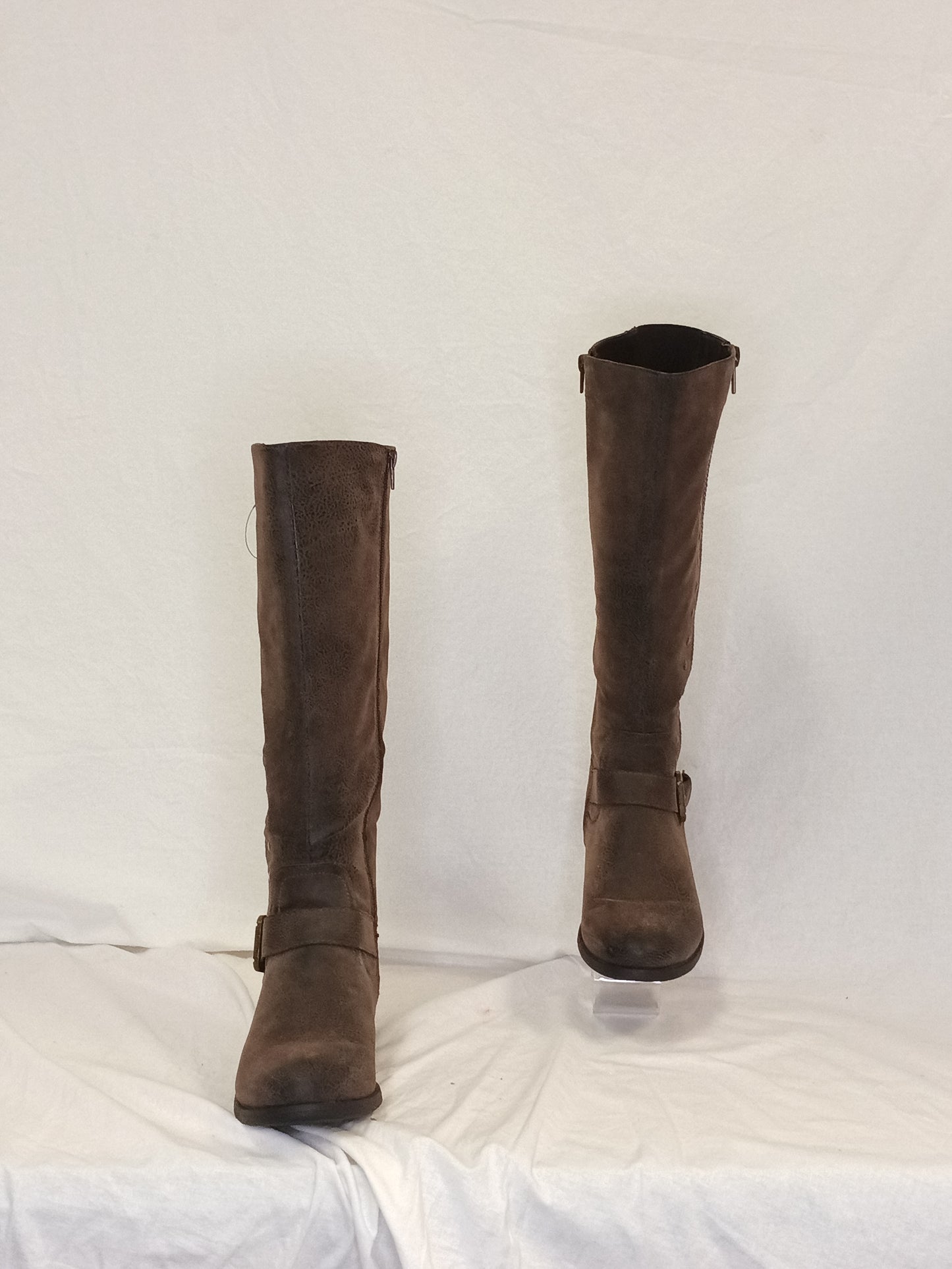 Curfew Rivet Knee High Boots