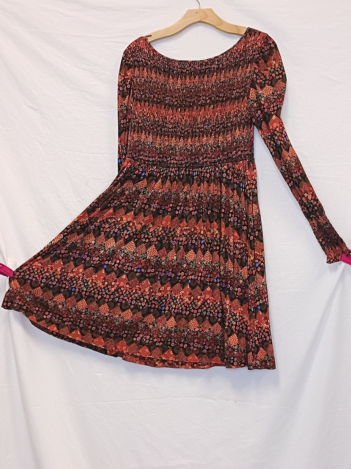 Peruvian Connection Long Sleeve Midi