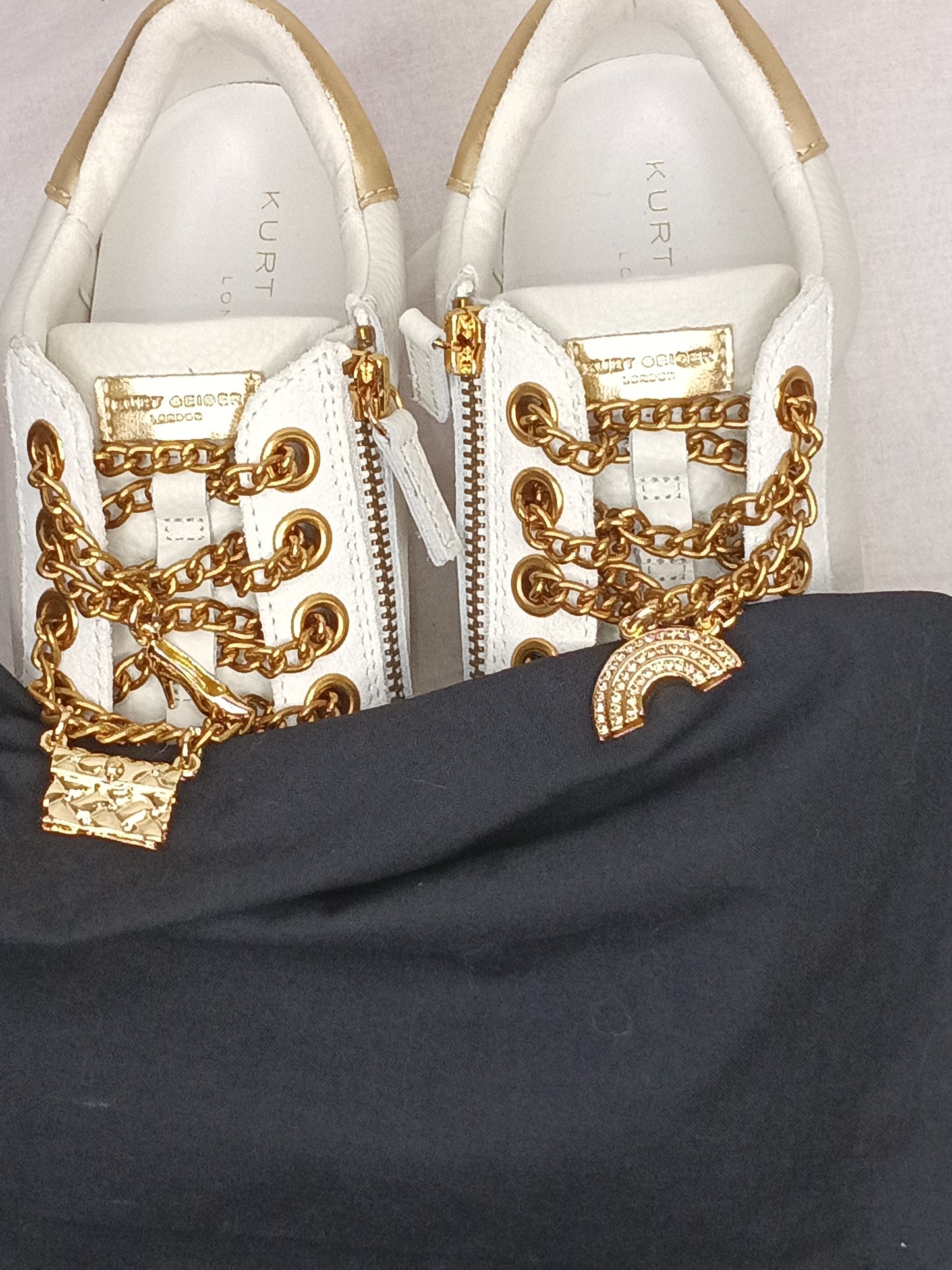 Kurt Geiger Platform Sneakers With Chain Laces