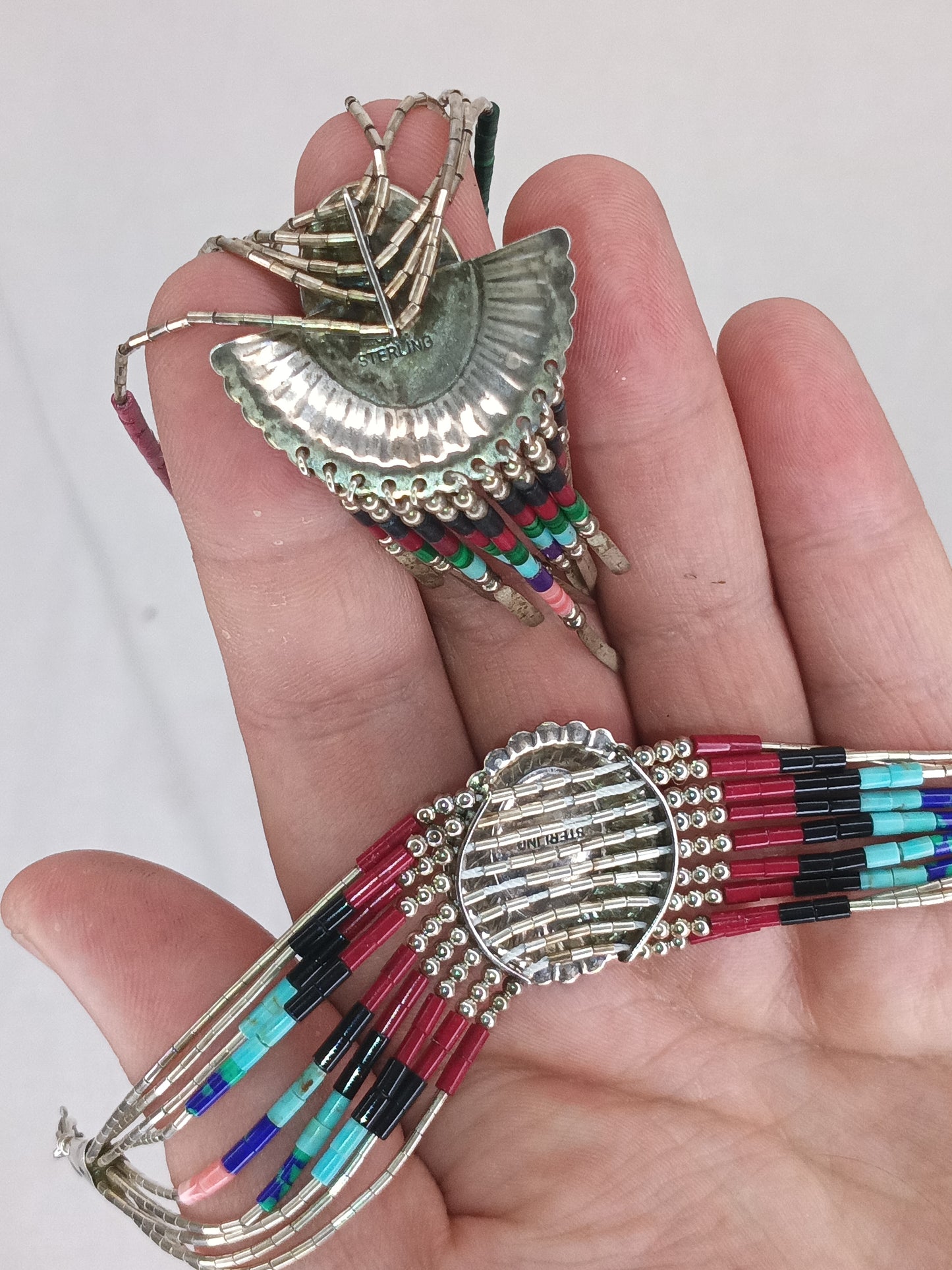 Quoc Turquoise Inc Necklace & Bracelet Set