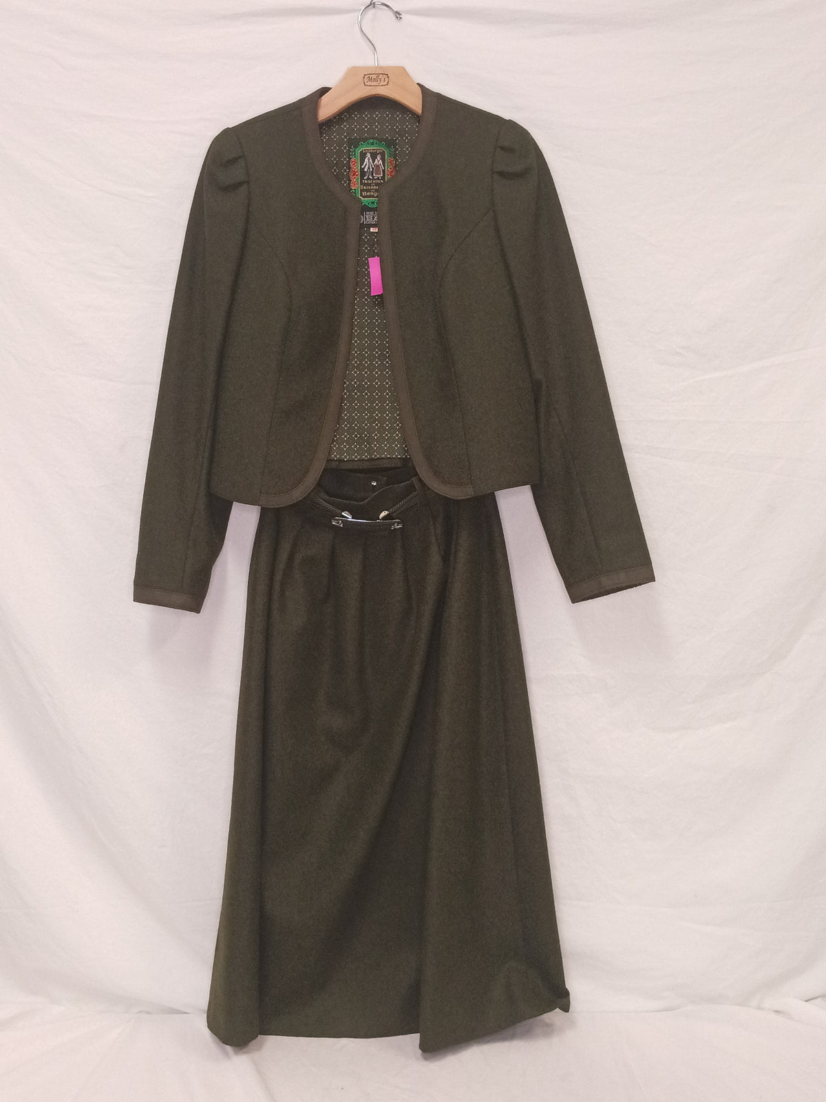 Vintage  Wenger Austrian Trachten Skirt Suit