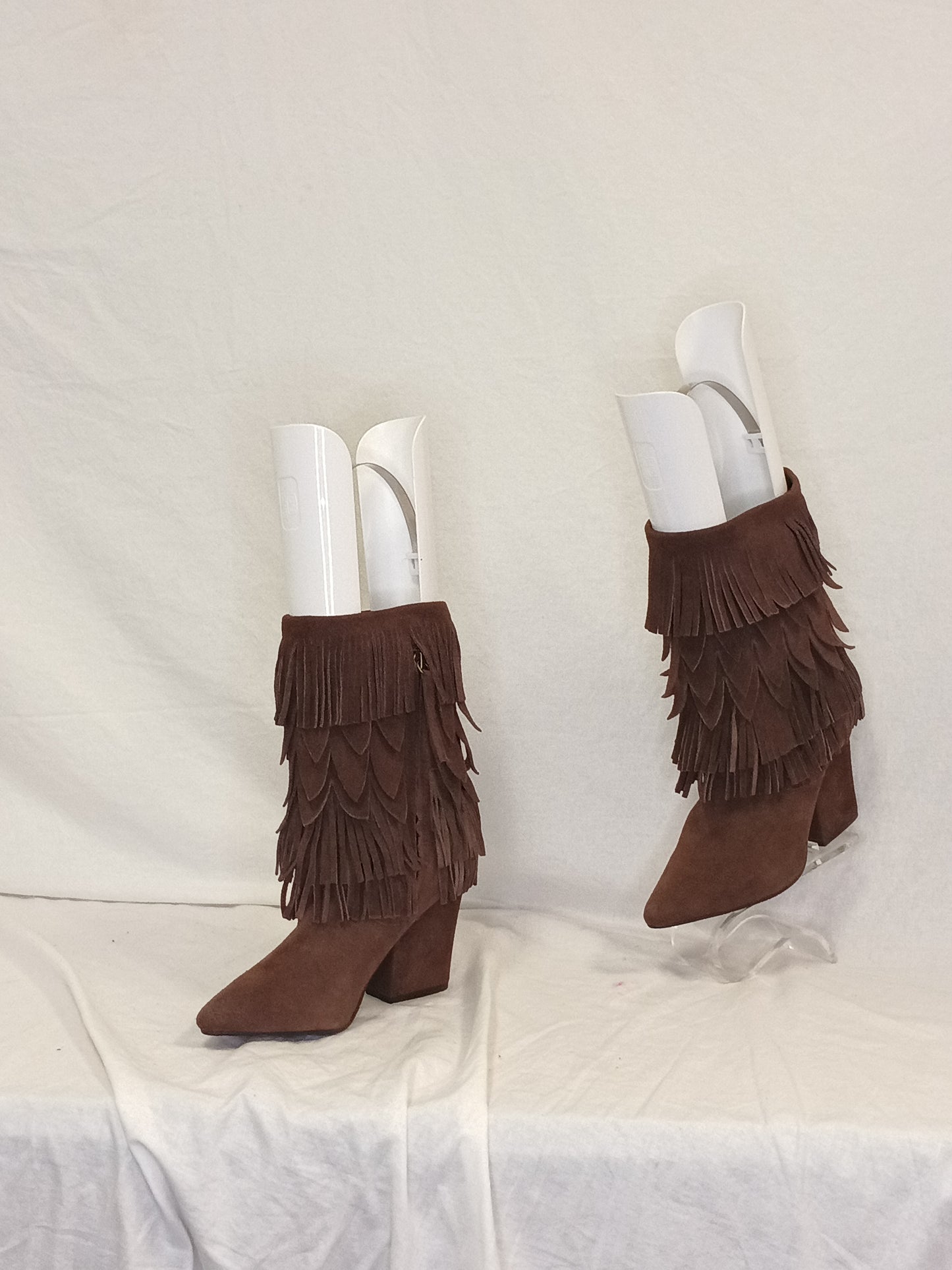Mojo Moxie Fringe Boot Heels
