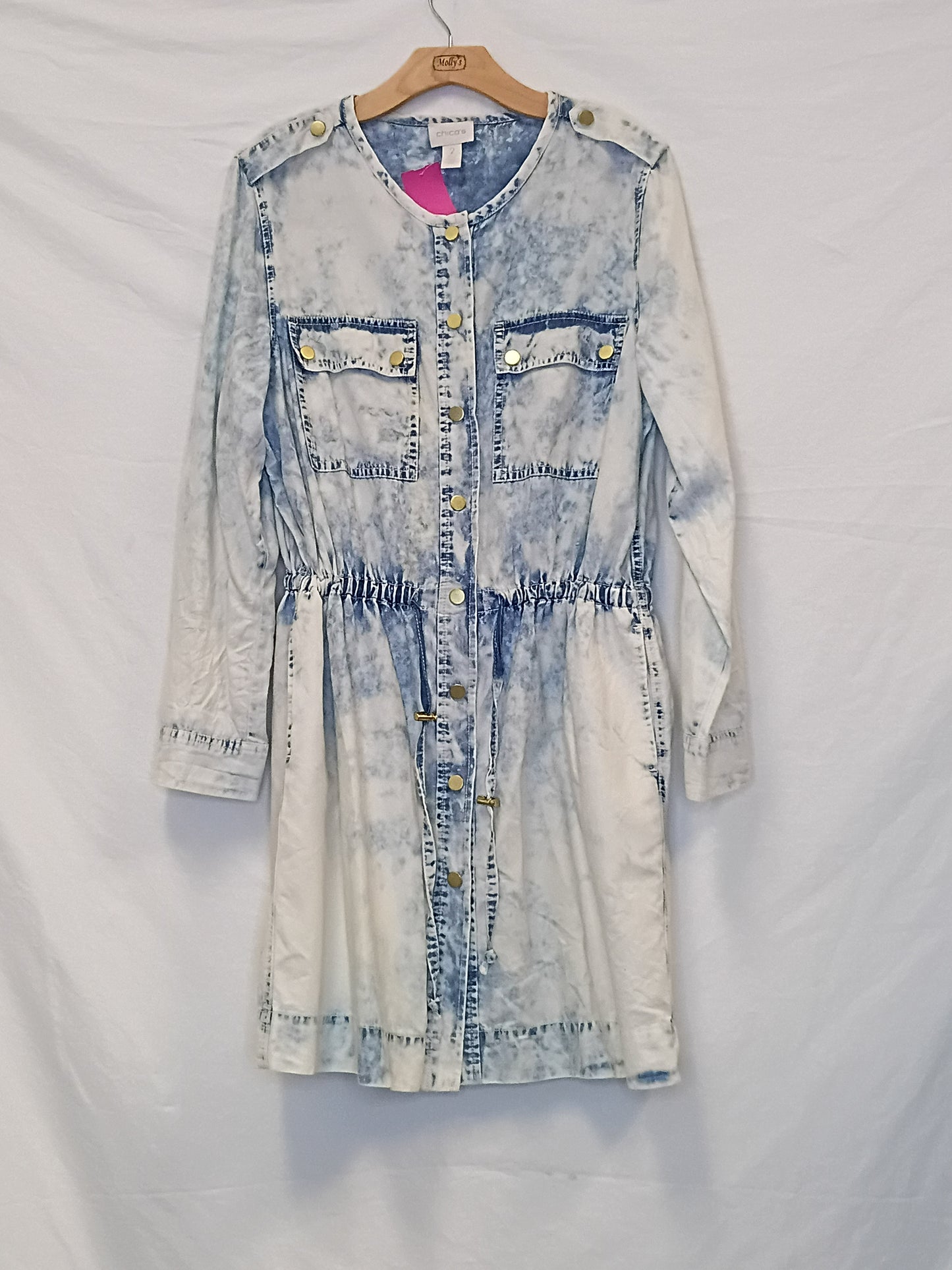 Chico's Snap Midi Dress