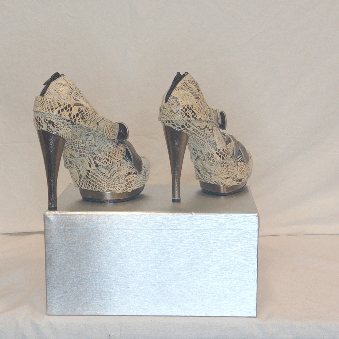 Snakeprint Booties