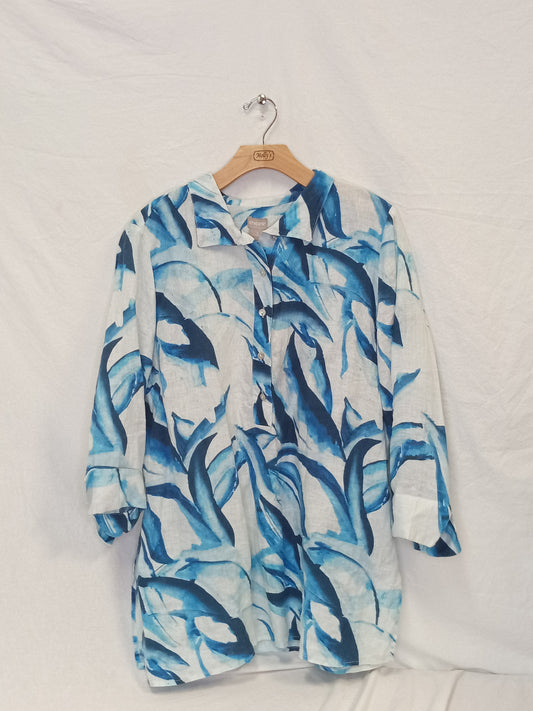 Chico's Linen Blouse