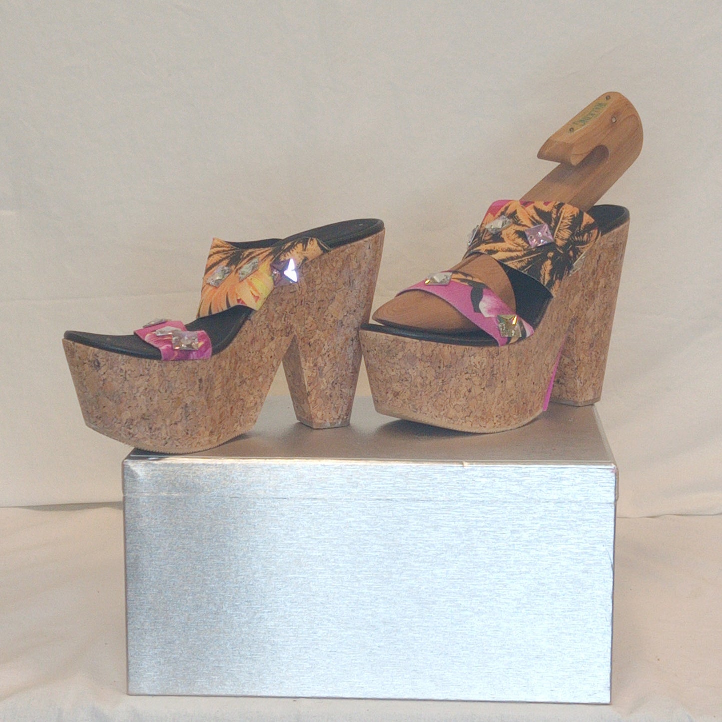 Strappy Platform Heels