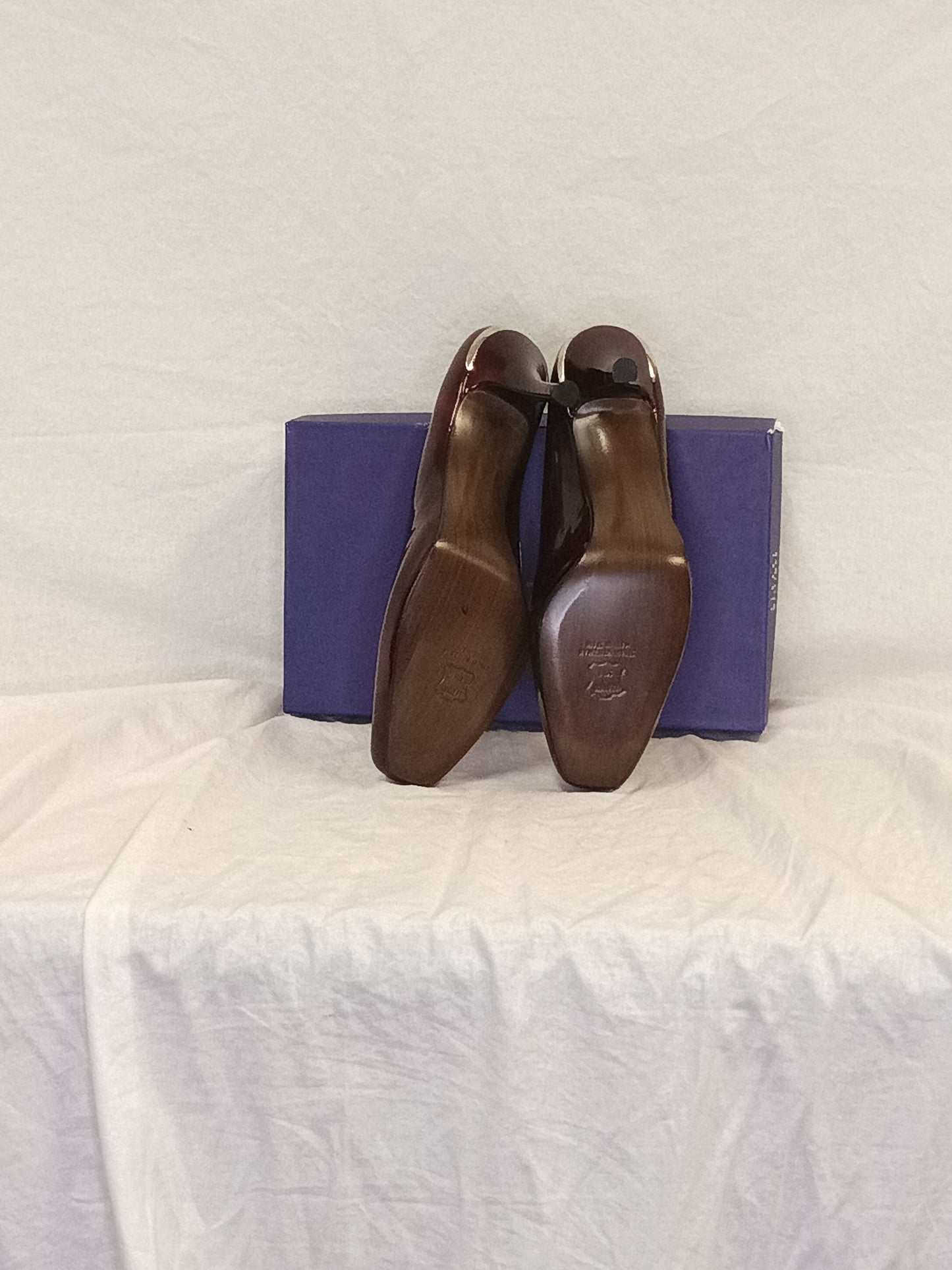 Stuart Weitzman Endorbit Cherry Cosmos Patent Heels