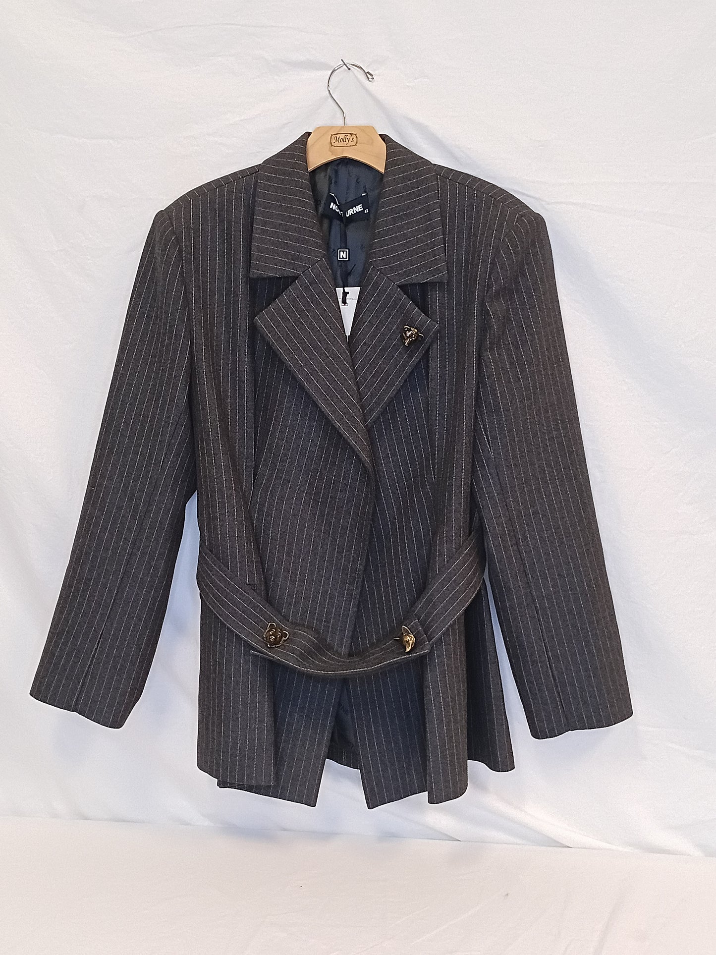 Nocturne NWT Animal Button Blazer