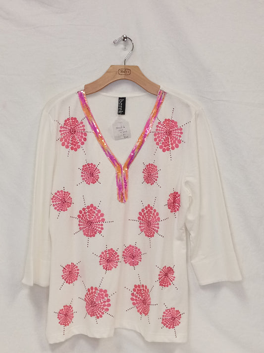 New With Tags Berek Cotton 97% Blend Top