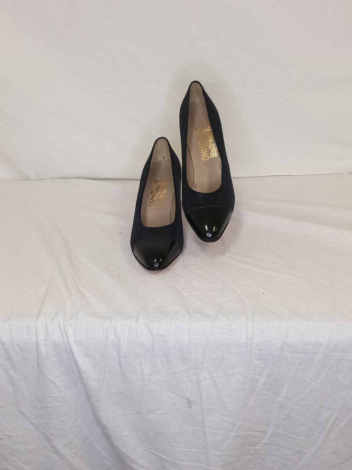 Salvatore Ferragamo Cap Toe Pumps