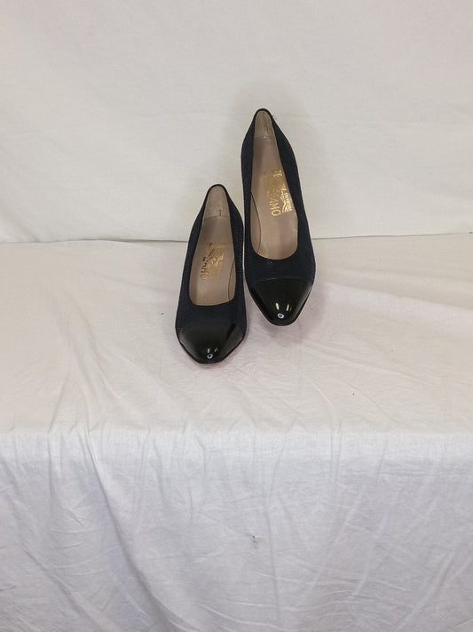 Salvatore Ferragamo Cap Toe Pumps