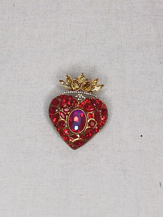 Crowned Heart Pin