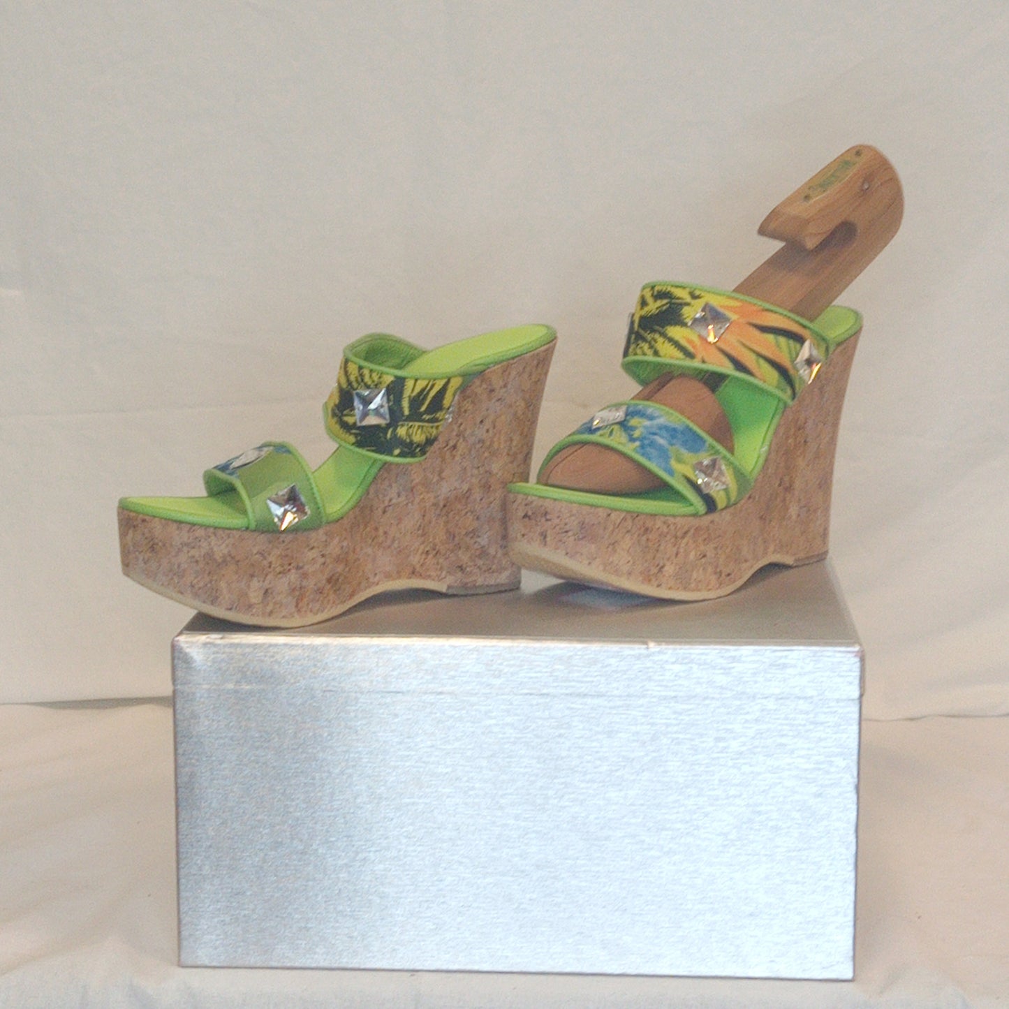 Strappy Wedge Heels