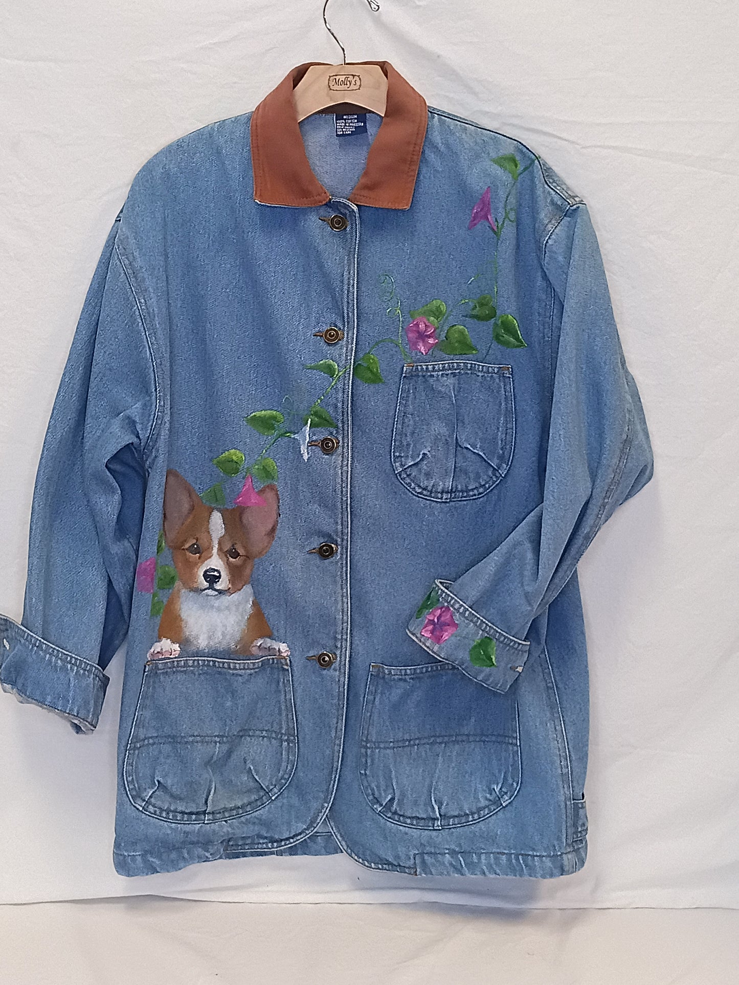 Puppy Painted Jacket