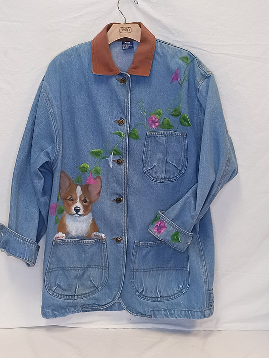 Puppy Painted Jacket