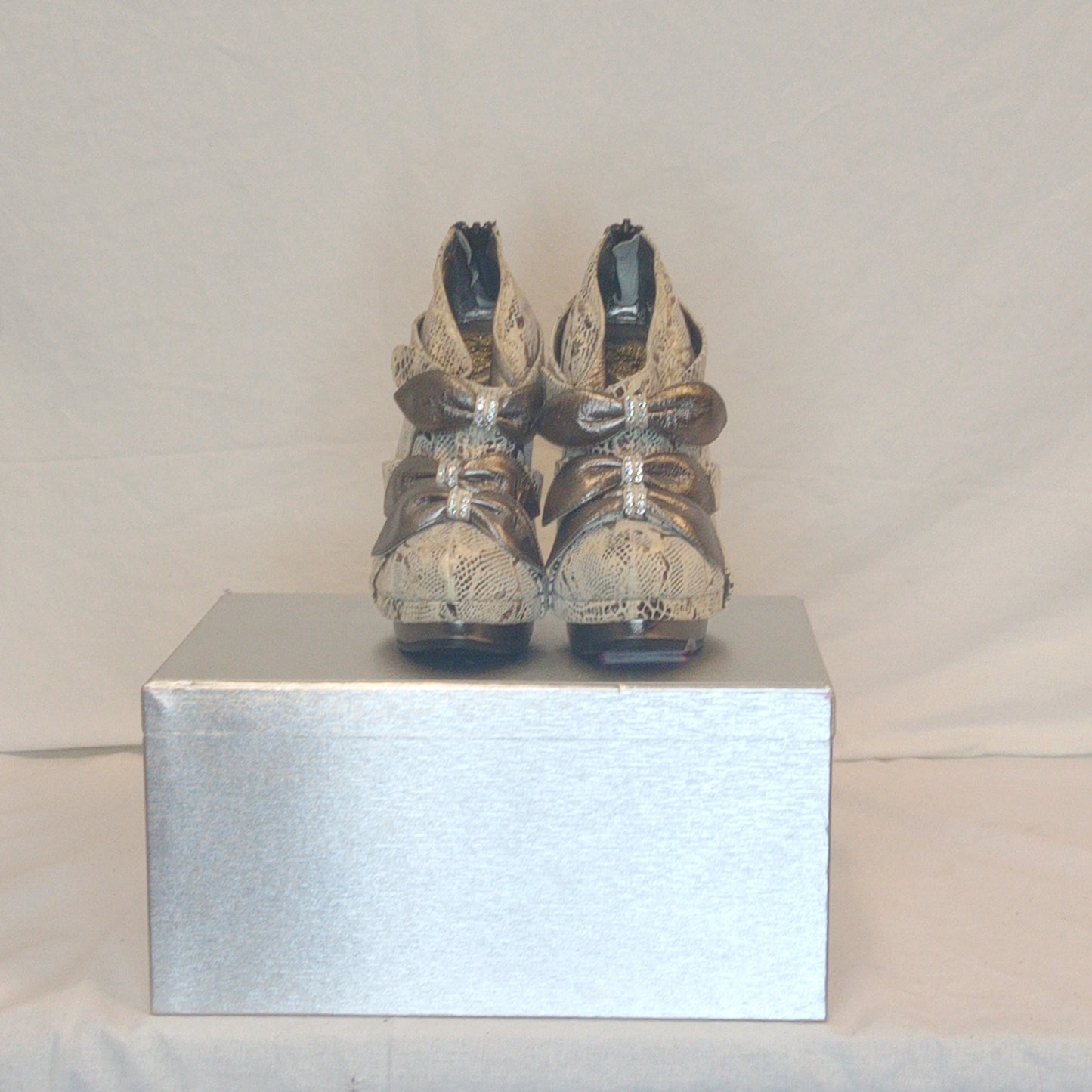 Snakeprint Booties