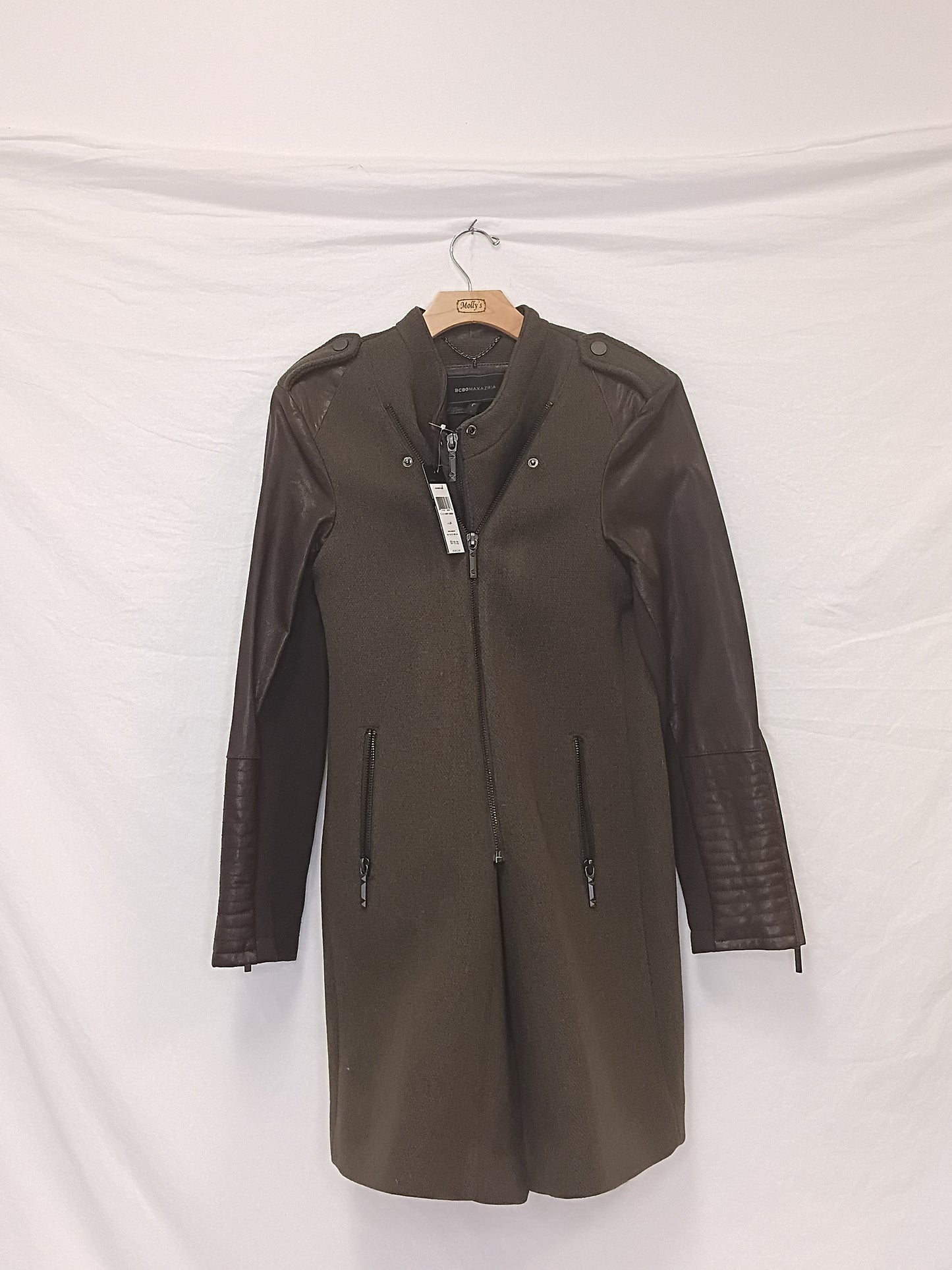 NWT BCBG Multi Zip Jacket
