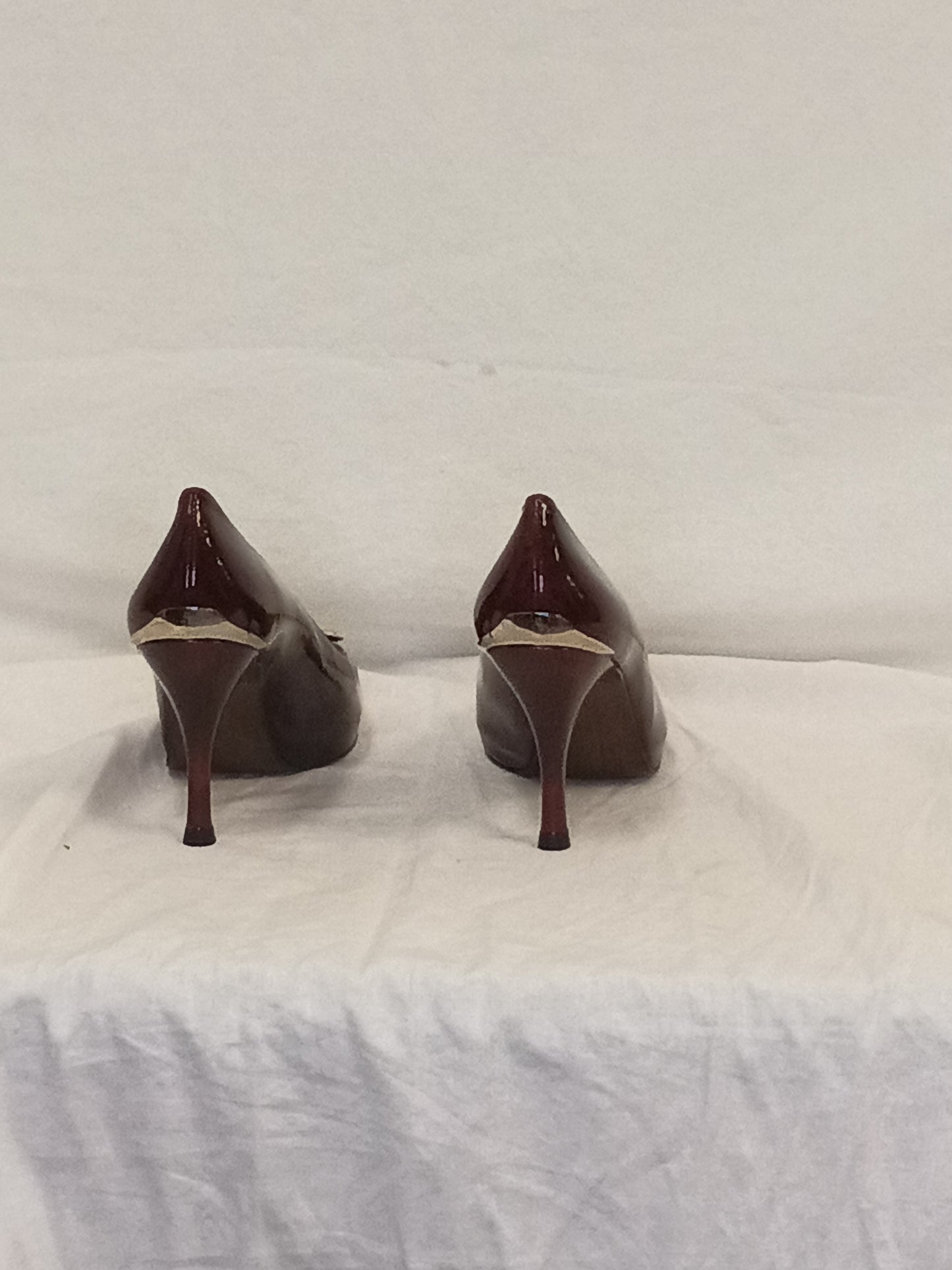 Stuart Weitzman Endorbit Cherry Cosmos Patent Heels