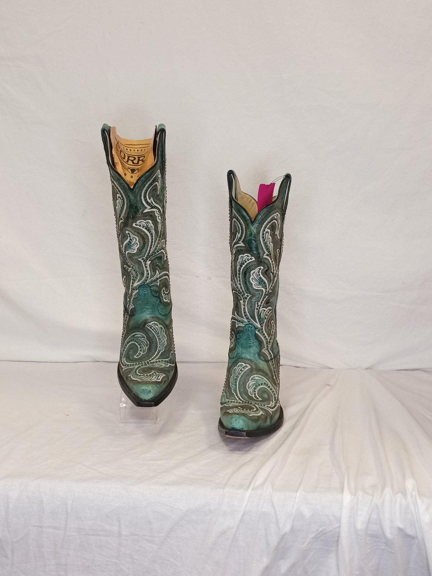 Corral Shaded Embroidery & Studs Cowgirl Boots