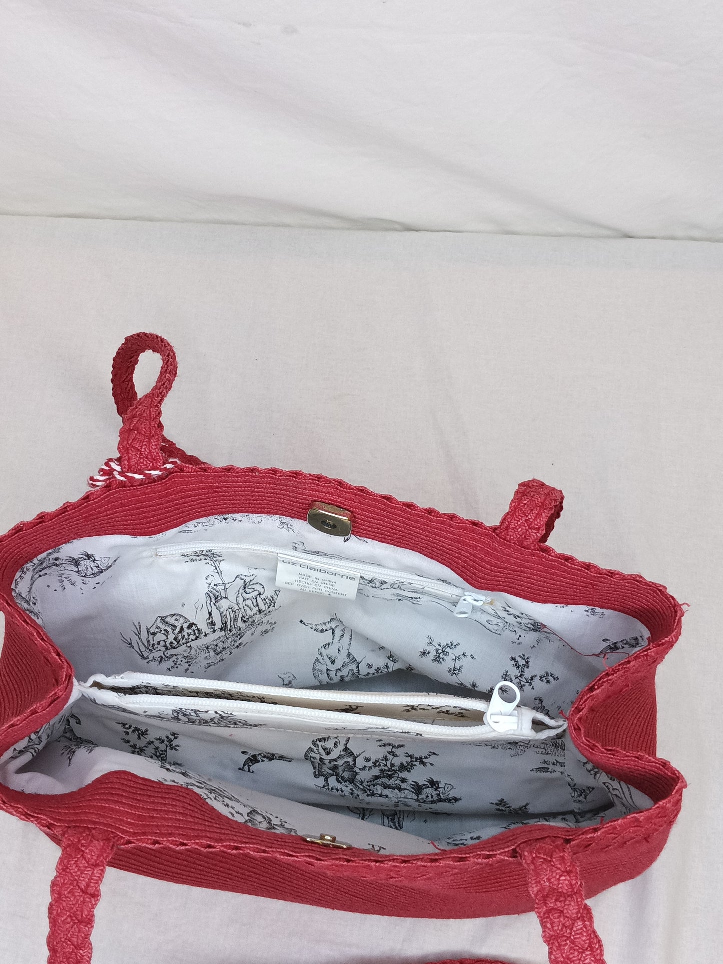Liz Claiborne Woven Tote