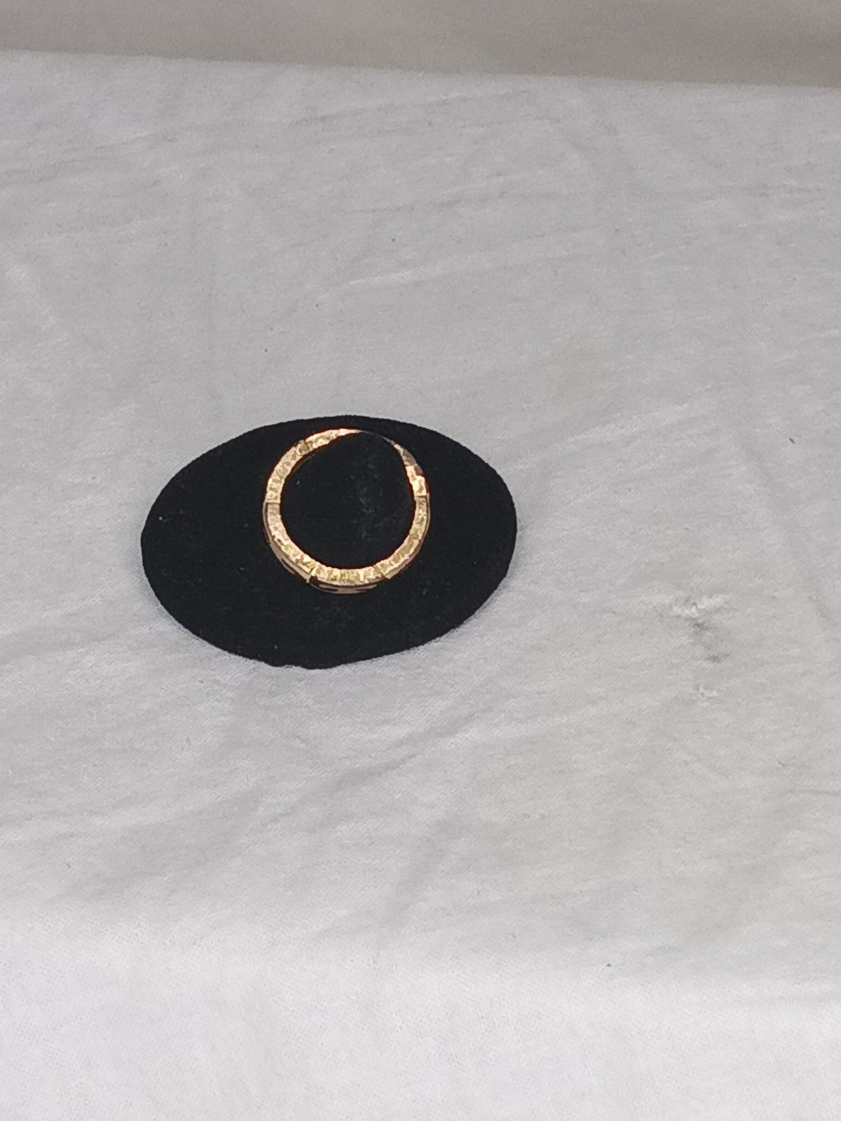 Vintage  Yellow Swirl Ring