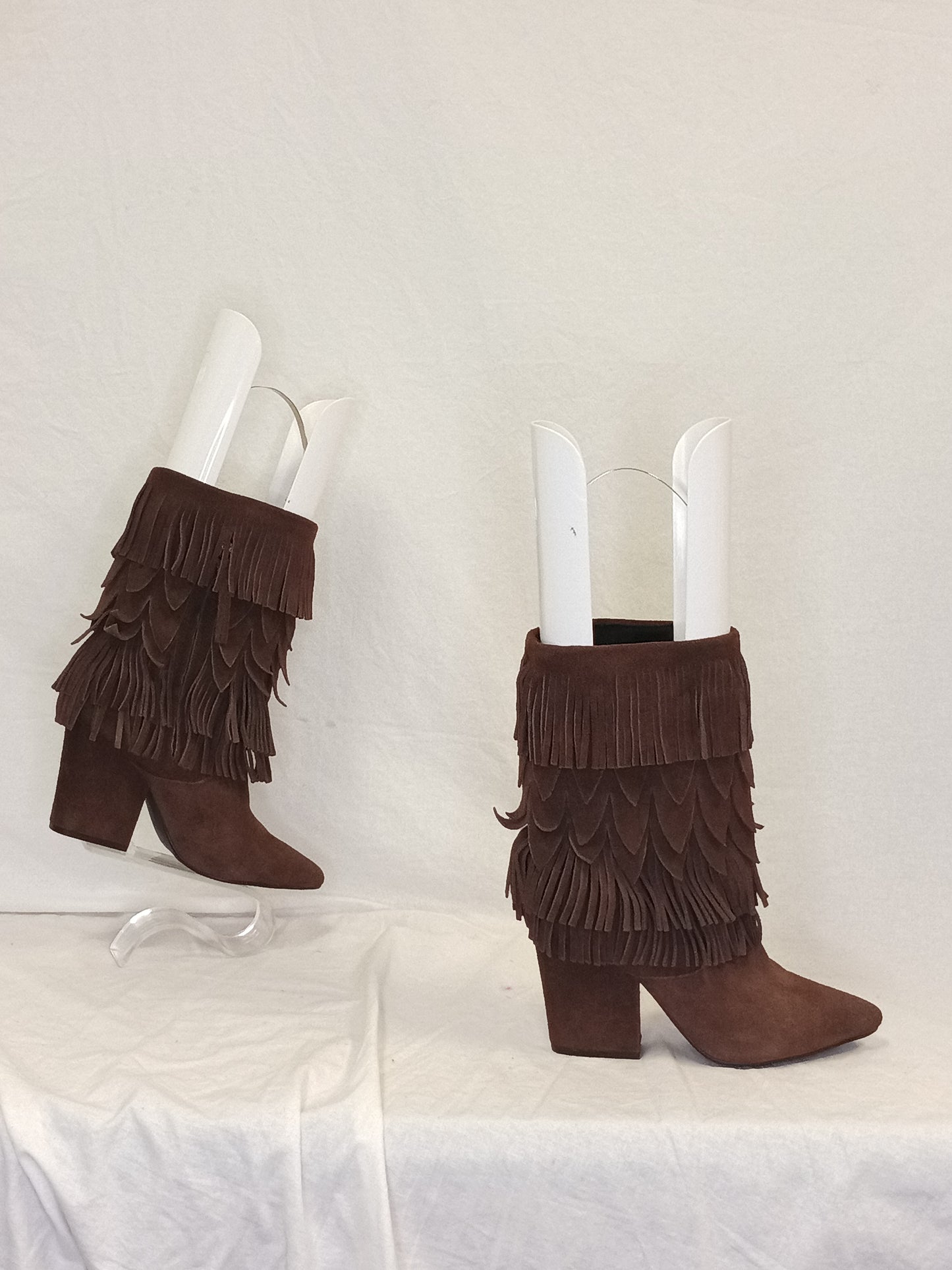 Mojo Moxie Fringe Boot Heels
